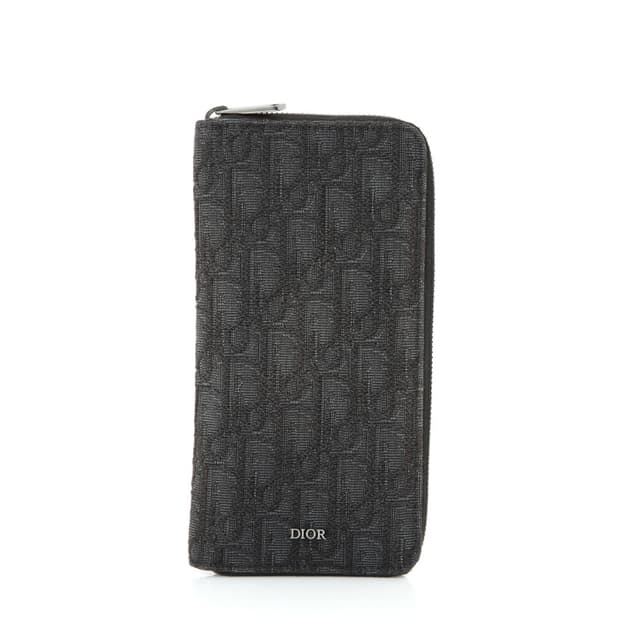 디올 오블리크 자카드 버티컬 롱 지퍼지갑 DIOR 2ESBC317YSE