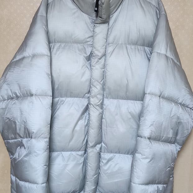 자라 남성 라이트그레이 다운패딩 점퍼L