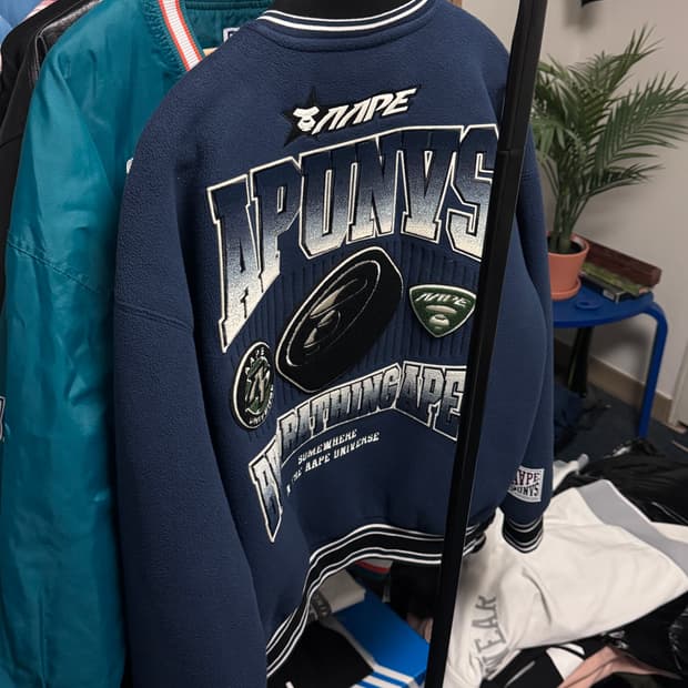 AAPE 바시티 자켓