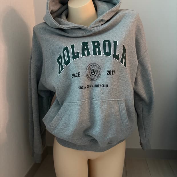 rolarola 로라로라 회색 후드티