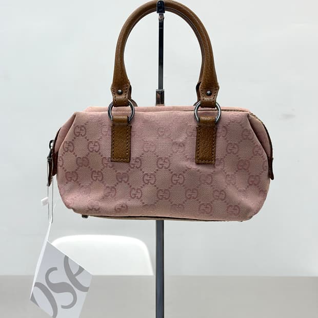 구찌 핑크 미니 보스턴 백 