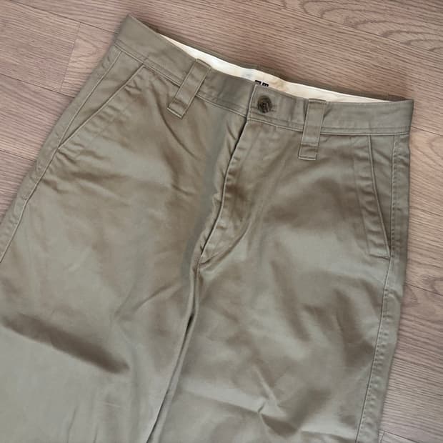 상태최상 유니클로 u 와이드핏 치노팬츠 춘추 남성 29 핏 최고이쁨