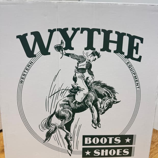 Wythe 스너프 스웨이드 웨스턴 부츠 7D