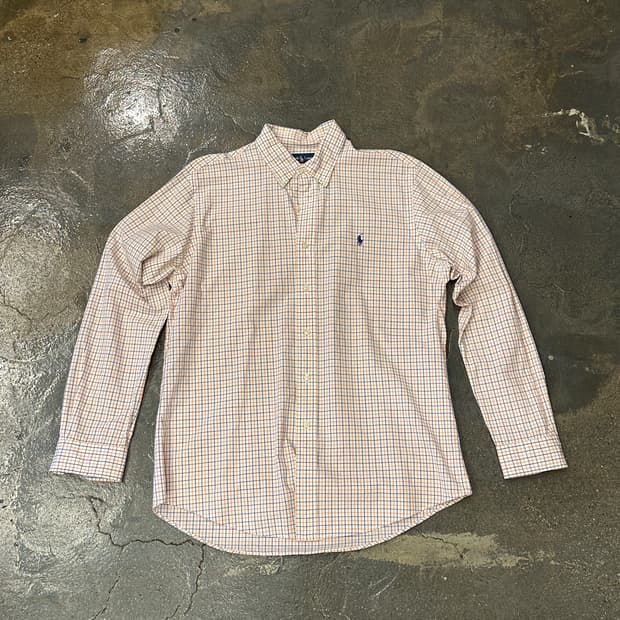 폴로 랄프로렌 체크셔츠 L