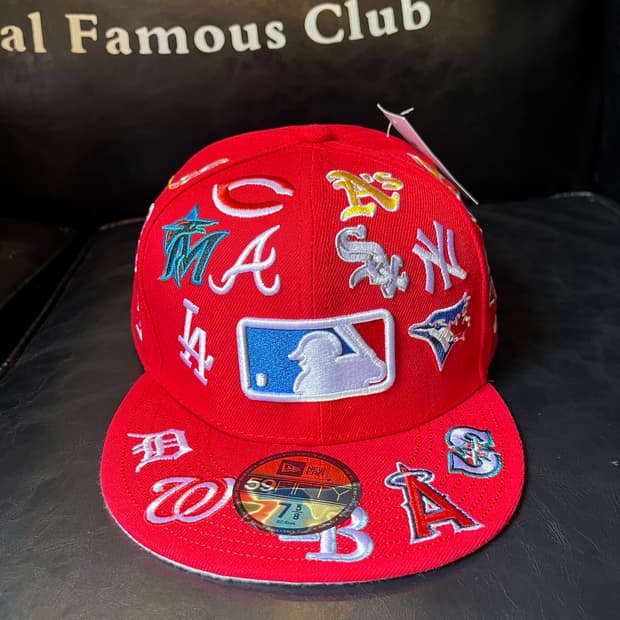 뉴에라 MLB 올스타 로고 플레이 59FIFTY 레드