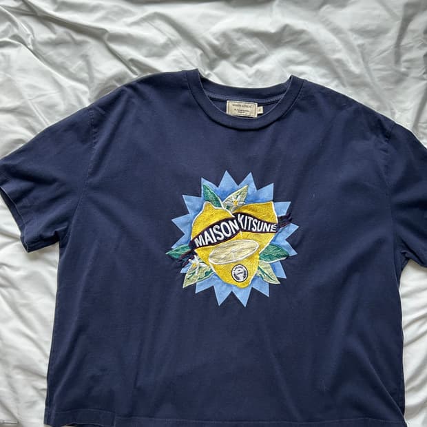 메종키츠네 반팔티