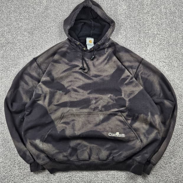칼하트 다잉 워시드 커스텀 스웻 후드 티셔츠 (상세설명참조)/ 10136