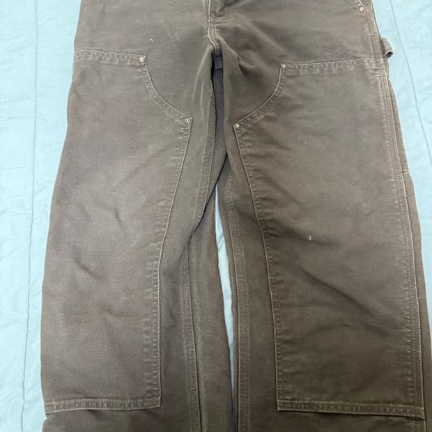 빈티지 칼하트 더블니 브라운