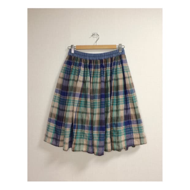 Niko and 니코앤드 체크 밴딩 스커트
