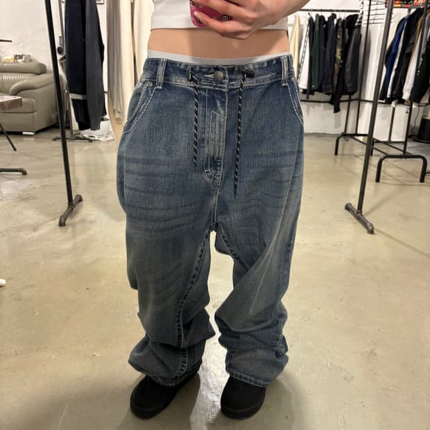 빈티지 데님팬츠
