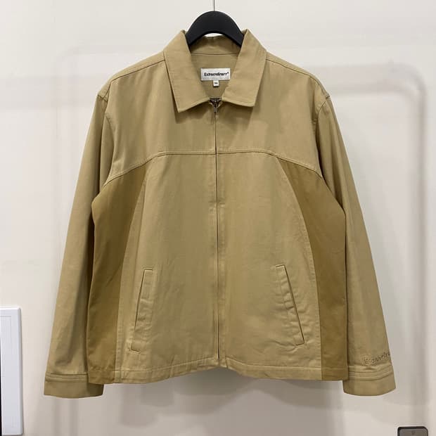 엑스트라오디너리 사이드 패널 코튼 집업 자켓