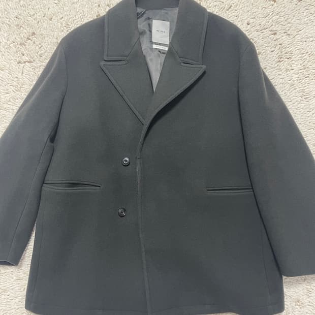 벨리에 100퍼센트 울 그레이 하트코트 특가 급처🔥🔥