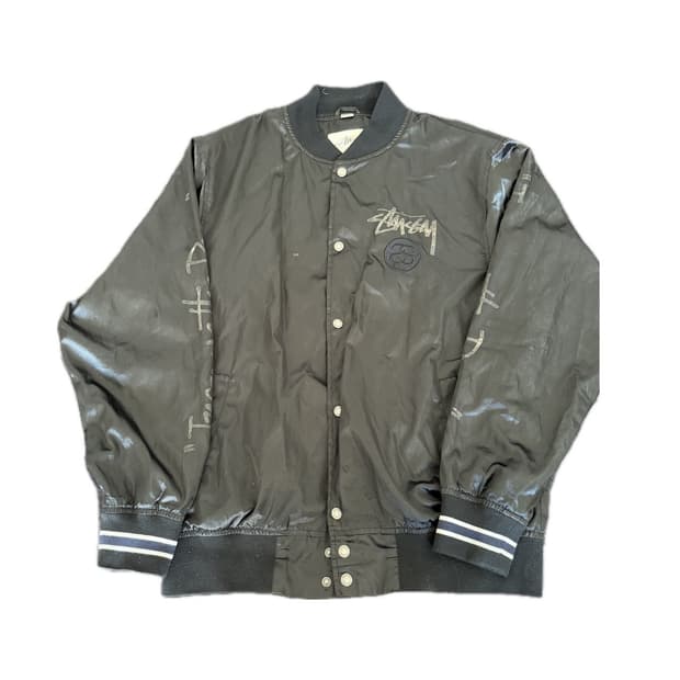 Old Stussy Gear satin stadium jacket