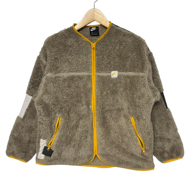 나이키 퓨추라 로고 쉐르파 후리스 집업