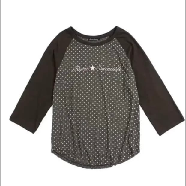 샵페어리 도트 탑 챠콜