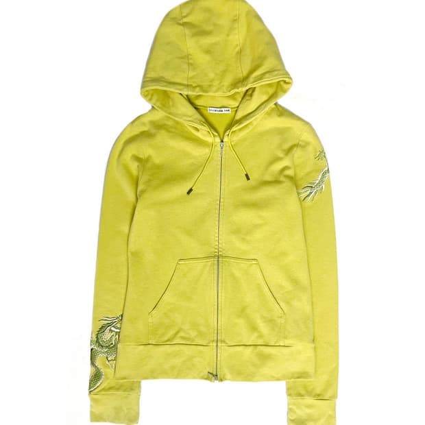 VIVIENNE TAM 드레곤 자수 후드 집업