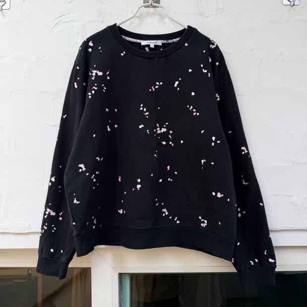 Carven 카르벤 벚꽃 자수 스웨트 셔츠 M