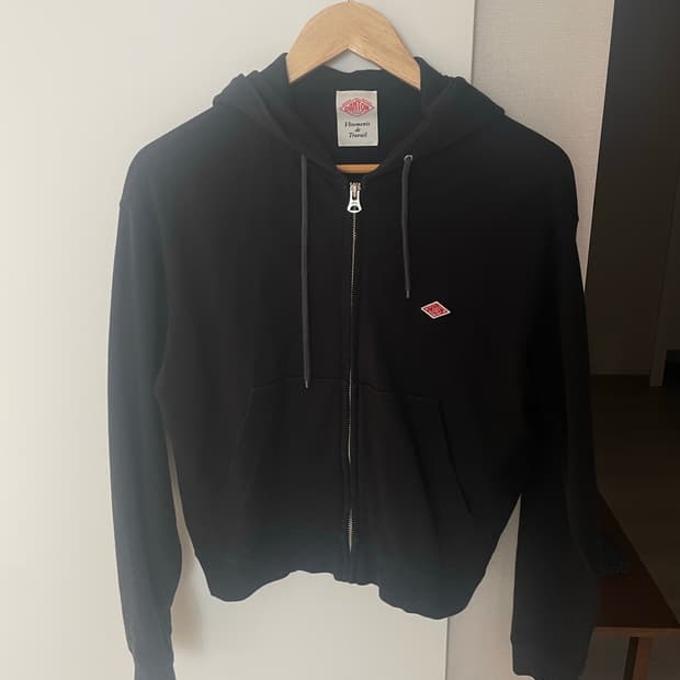 단톤 테리후드집업 차콜 38