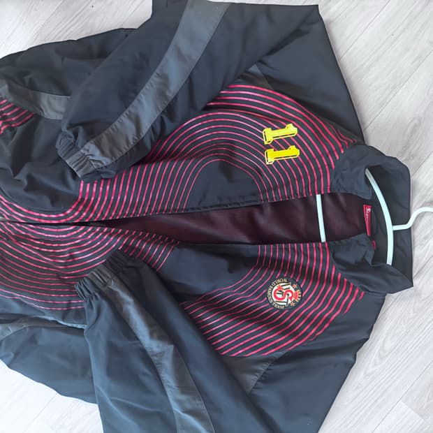 슈프림 s로고 트랙자켓