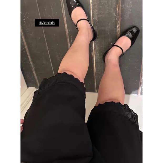 (s) 비아플레인 코튼 레이스 쇼츠