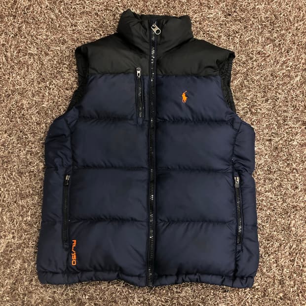 폴로 랄프로렌 덕다운 네이비 패딩 조끼