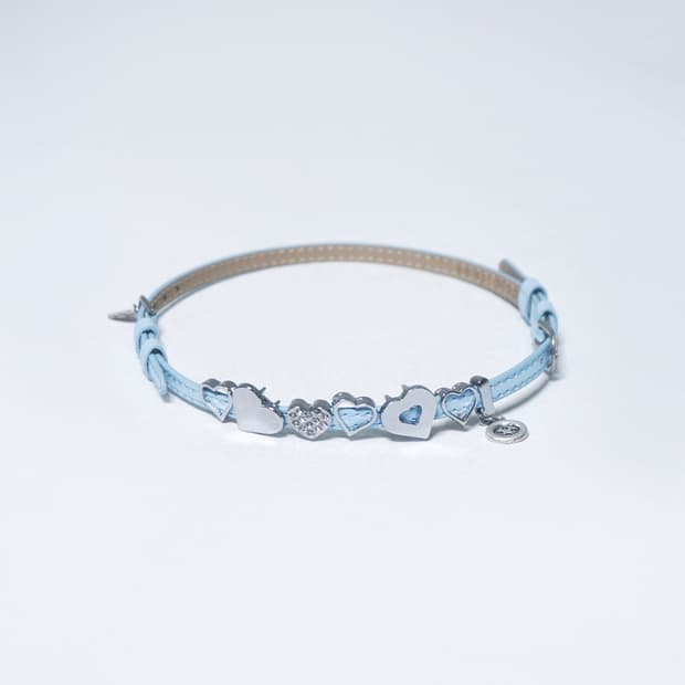 Heart heart Heart! Choker (sky blue)