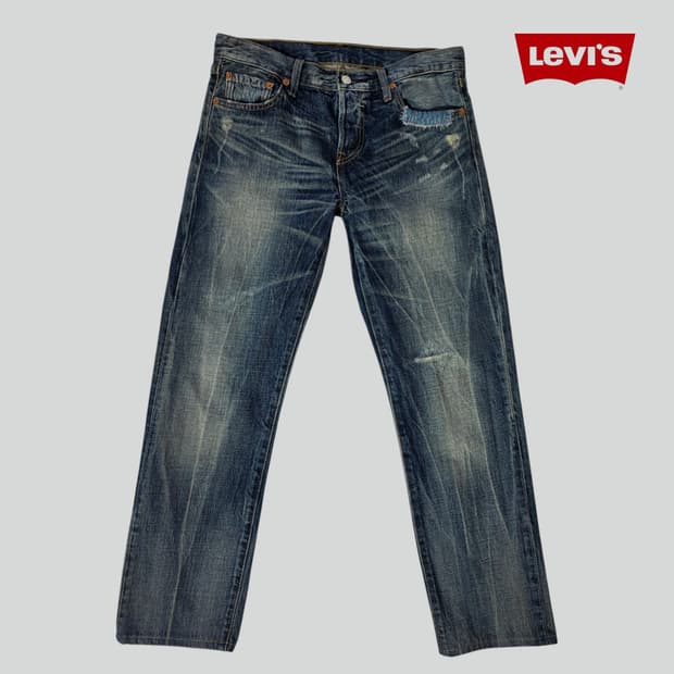 [W25L32]리바이스 501 리워크 데님팬츠