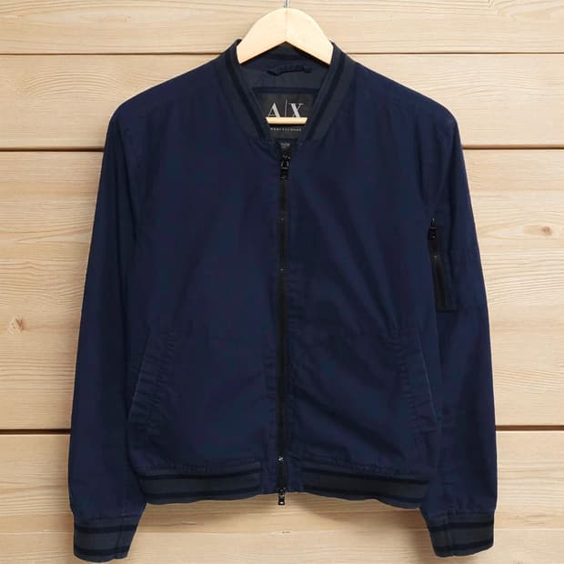 95~100)ARMANI 아르마니 피그먼트 워시드 자켓