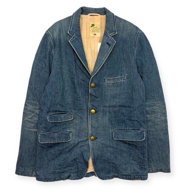 Lee 리 데님 청 블레이저 자켓