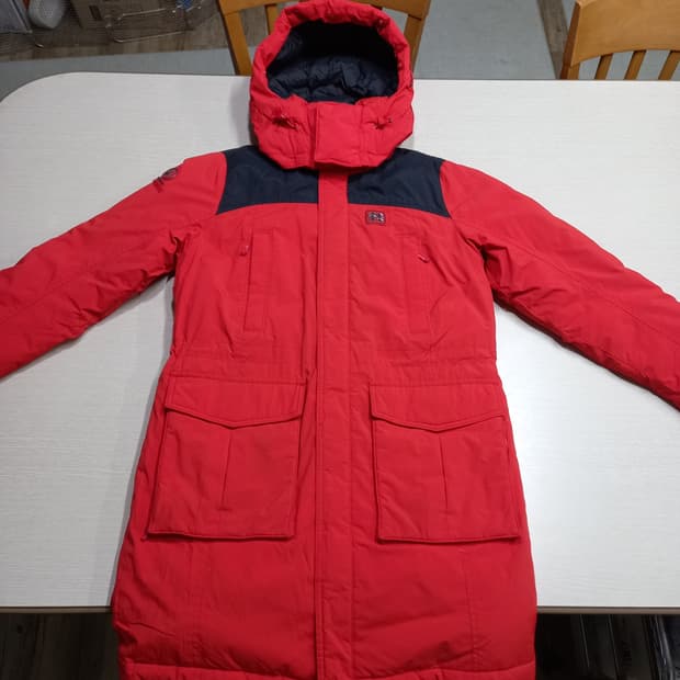 M95 KOLON SPORT 씬슐레이트 하프패딩 레드 M-986