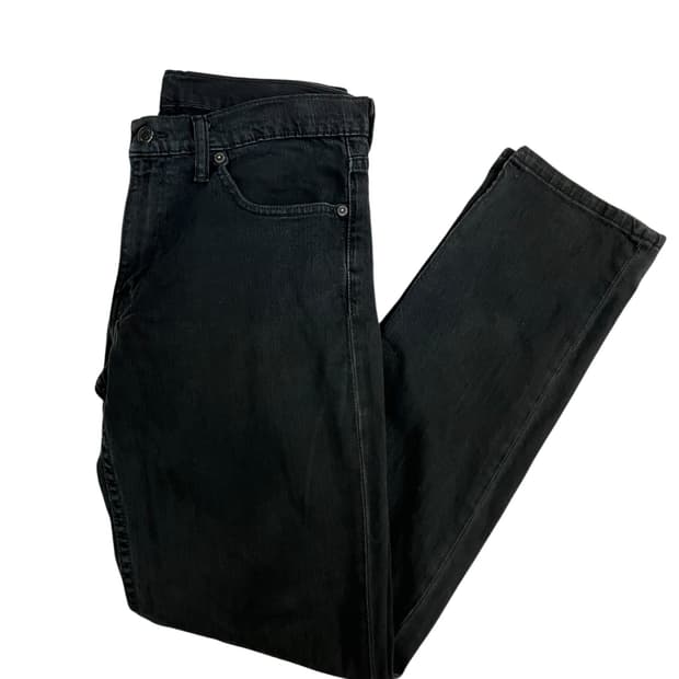리바이스 블랙 데님 청바지 32