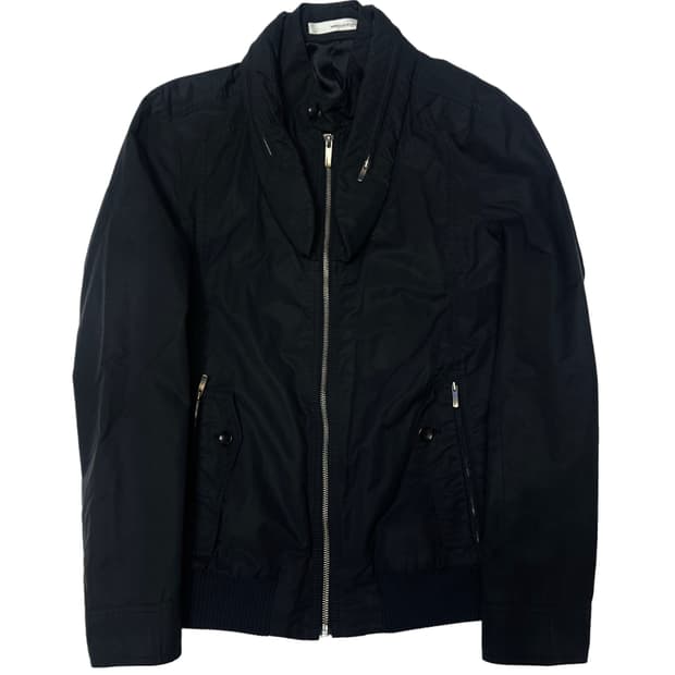 우영미 블랙 더블넥자켓 100