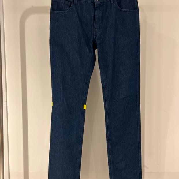 Raf Simons 19ss Band Detail Denim Pants