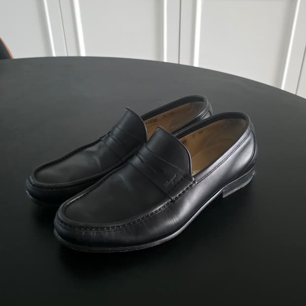 페라가모 남성 로퍼 블랙 7사이즈/260mm