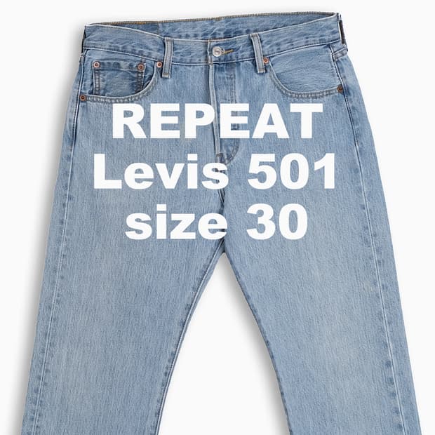 빈티지 리바이스 501 연청 30 인치 LV50130216