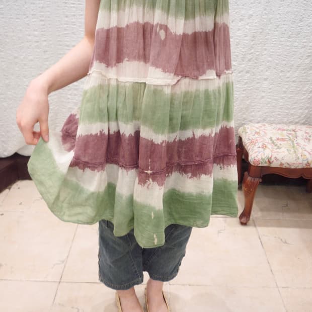 color wave long sleeveless