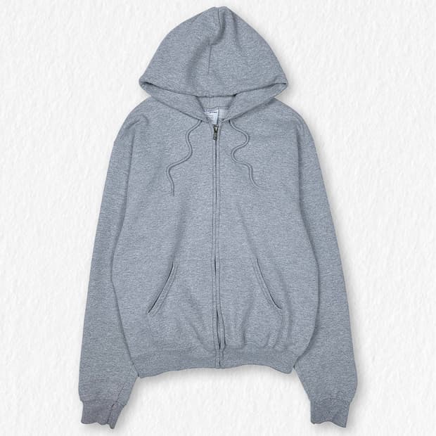 챔피온 기모 후드집업 멜란지그레이