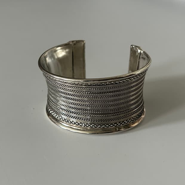 인도 빈티지 음각 뱅글