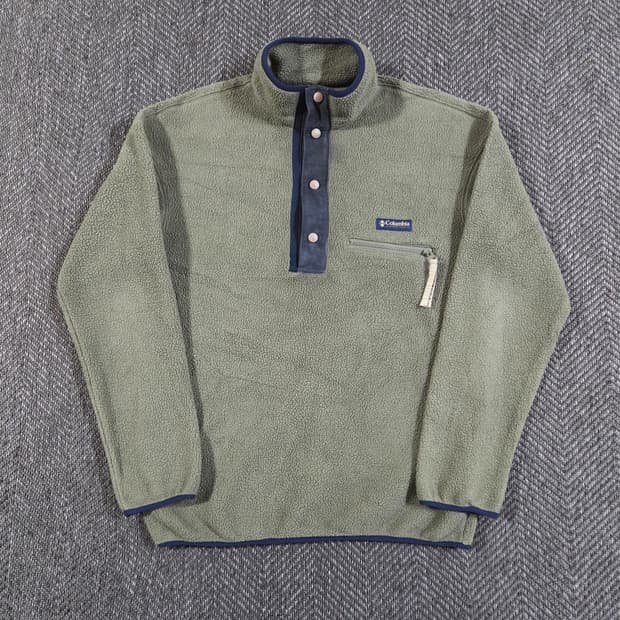 콜롬비아 Columbia 플리스 풀오버 하프 스냅티
