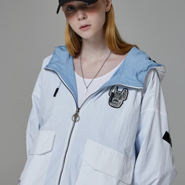 라이프워크 리버시블 바람막이 후드집업 점퍼 공용