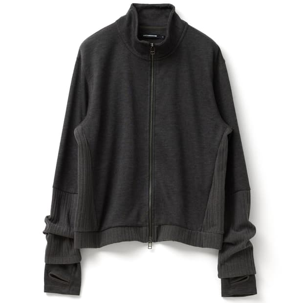 해칭룸 더블슬리브 트랙 가디건 카키 4(L)