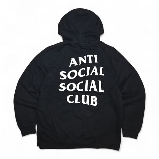 안티소셜 클럽 빅로고 후드티(XL)
