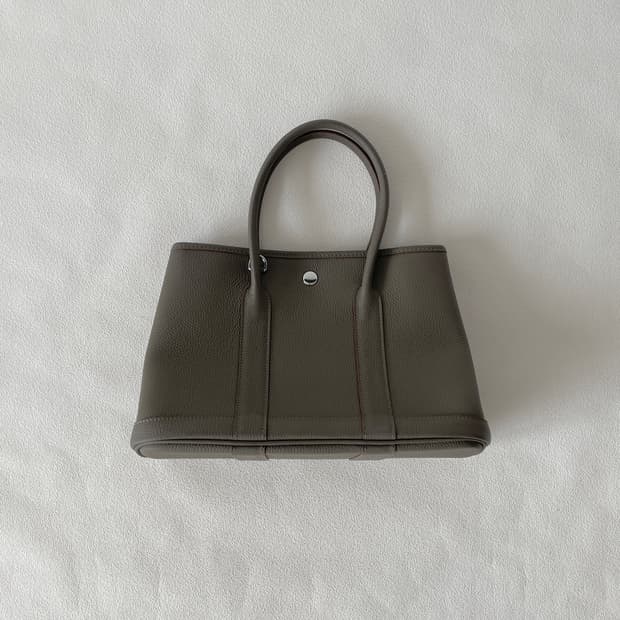 Pre owned 레더 토트백