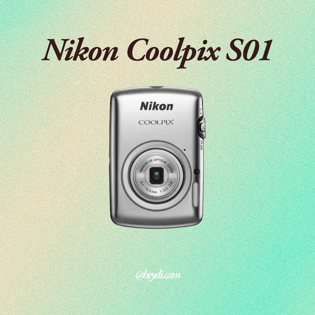 풀박스) 니콘 쿨픽스 S01 실버 Nikon coolpix s01 