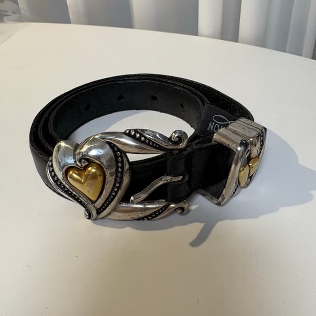 빈티지 하트 심볼 벨트 26인치