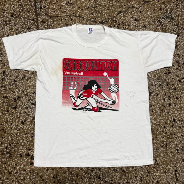 [L] 90s Russell 러셀 프린트 티셔츠