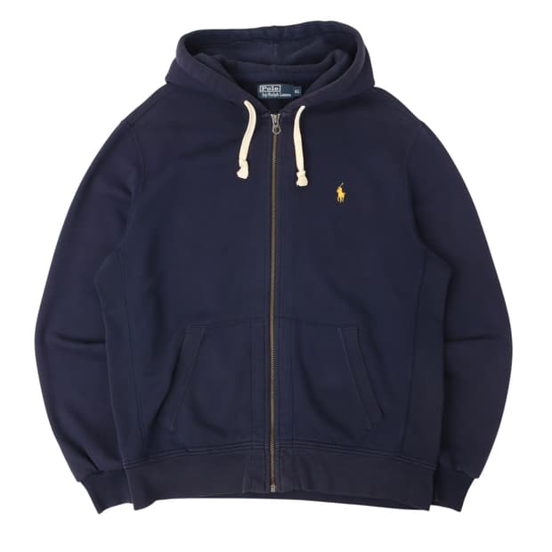 폴로 랄프로렌 네이비 써멀 후드집업