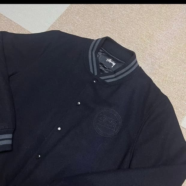 스투시 바시티자켓