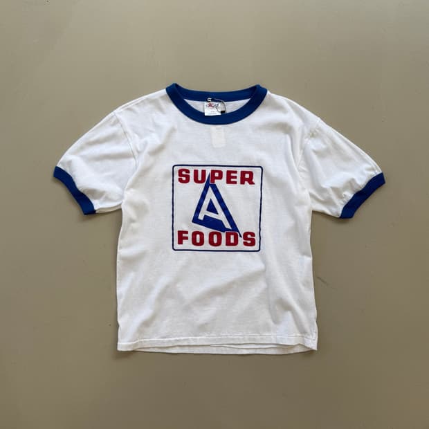 🇨🇦 90s “Super A Foods” Ringer Tee