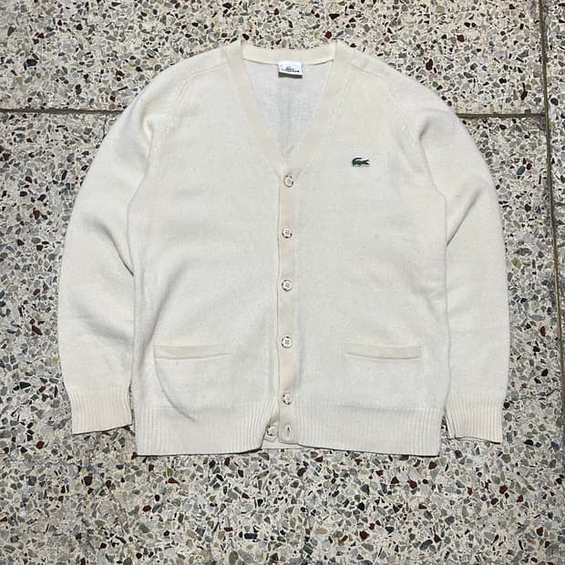 라코스테(Lacoste) 옐로우 가디건